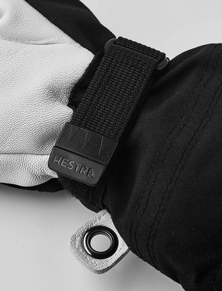 Hestra - Army Leather Heli Ski Jr. - 5 finger - black - 4