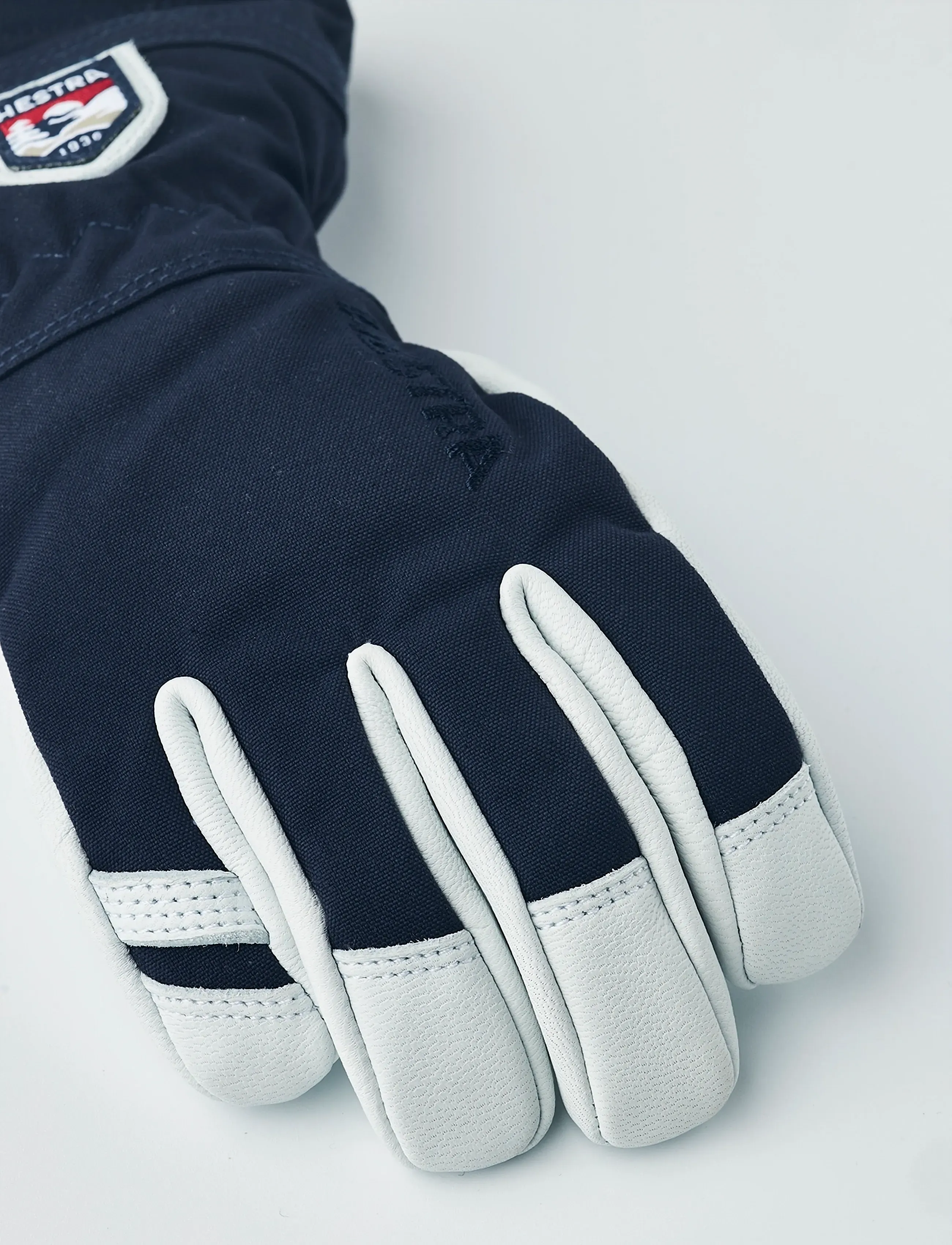 Hestra - Army Leather Heli Ski Jr. - 5 finger - regen-handschuhe - navy - 2