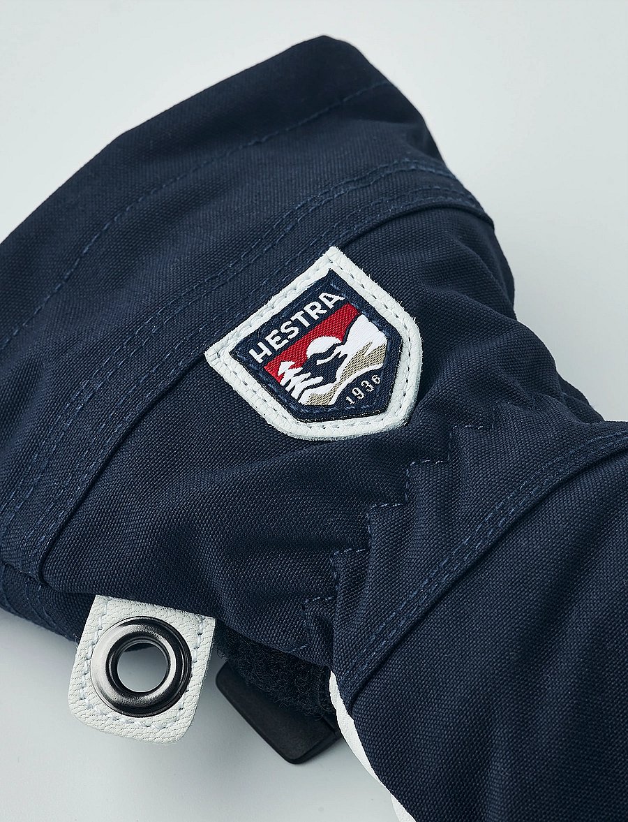 Hestra - Army Leather Heli Ski Jr. - 5 finger - regen-handschuhe - navy - 4