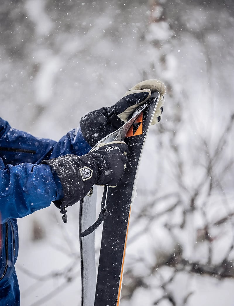 Hestra - Army Leather Heli Ski - 5 finger Navy - fingervantar - navy - 0