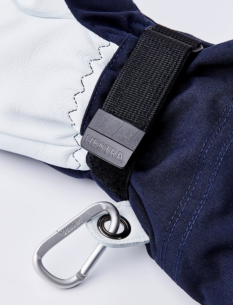 Hestra - Army Leather Heli Ski - fingervantar - navy - 5