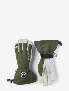 Army Leather Heli Ski - 5 finger, Hestra