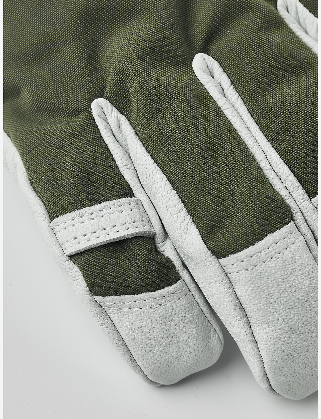 Hestra - Army Leather Heli Ski - 5 finger Navy - sõrmikud - olive - 2