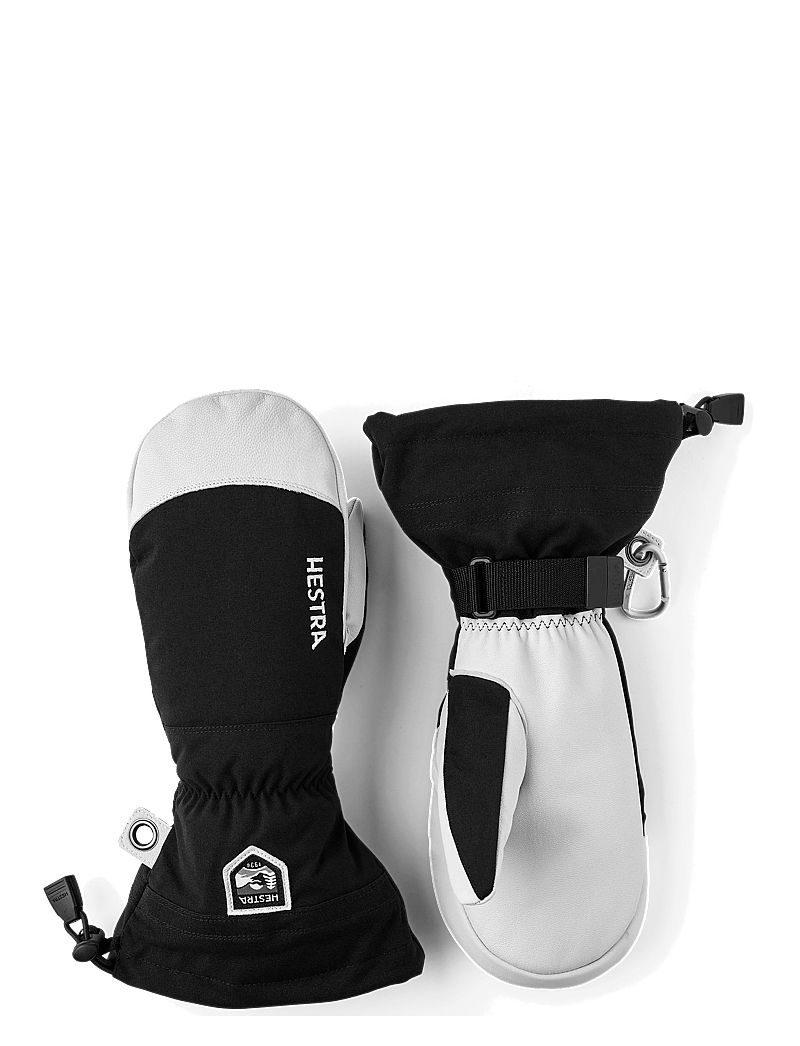 Hestra - Army Leather Heli Ski - mitt Black - black - 1