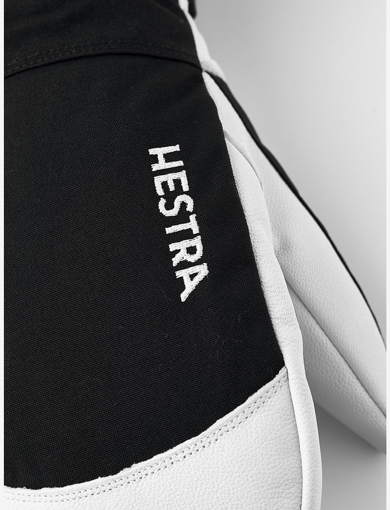 Hestra - Army Leather Heli Ski - mitt Espresso - luffer - black - 2