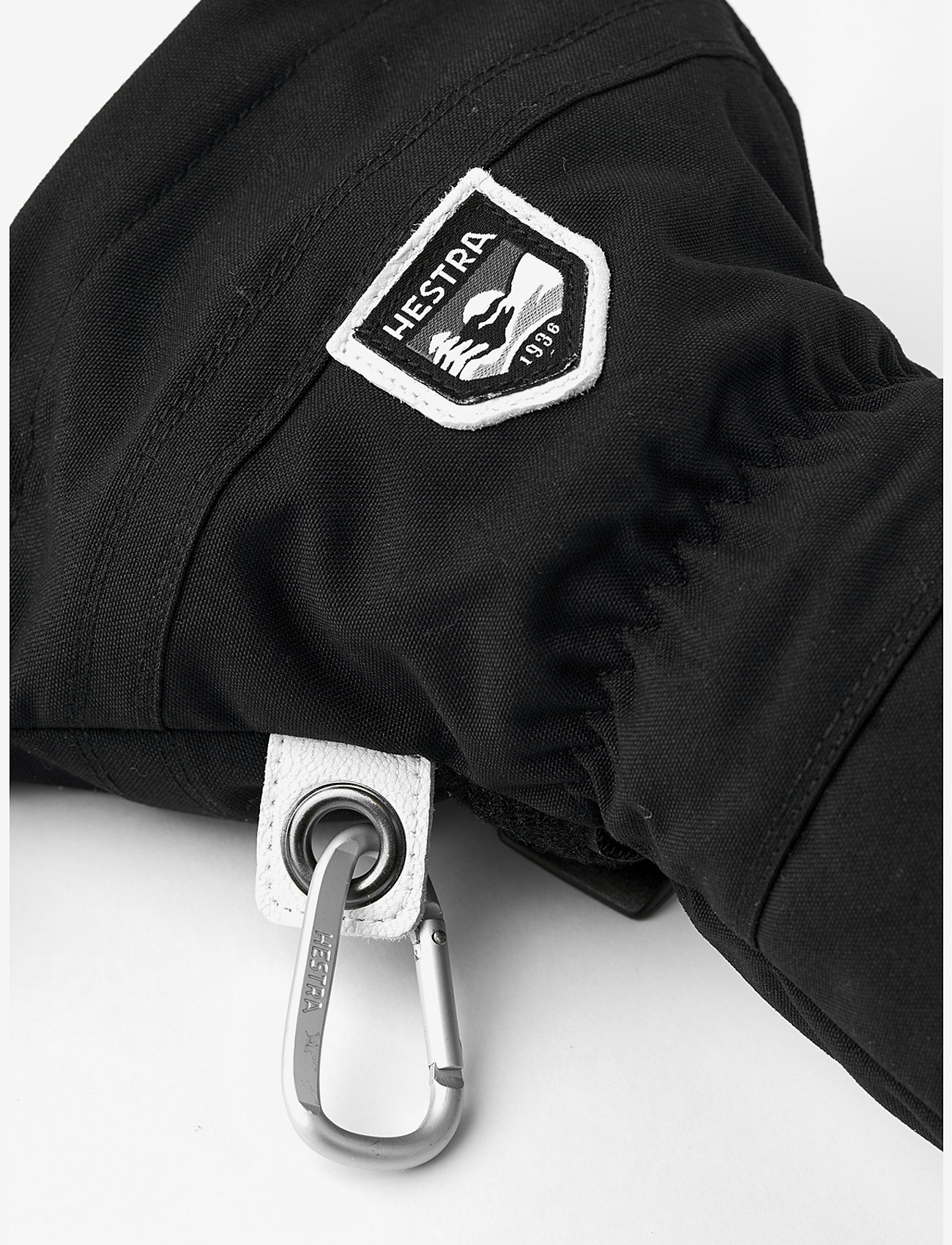 Hestra - Army Leather Heli Ski - mitt Espresso - luffer - black - 3