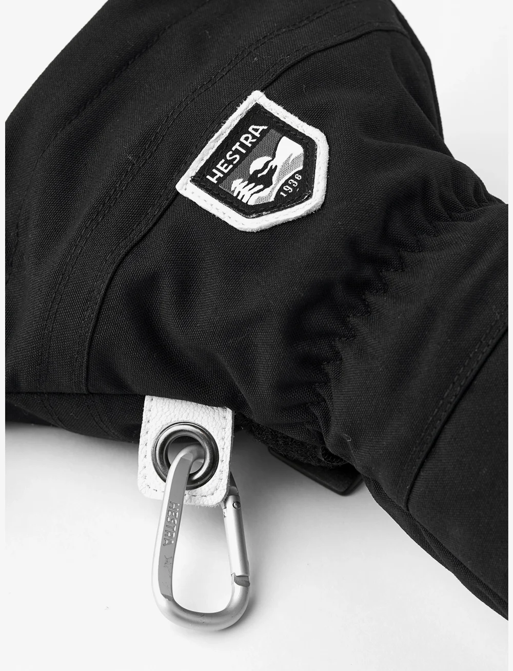 Hestra - Army Leather Heli Ski - mitt Black - luffer - black - 3