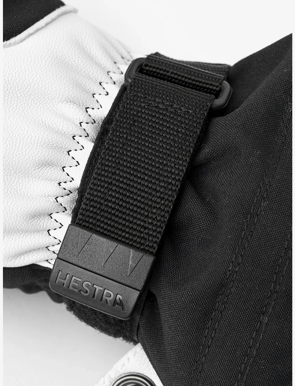 Hestra - Army Leather Heli Ski - mitt Black - luffer - black - 4