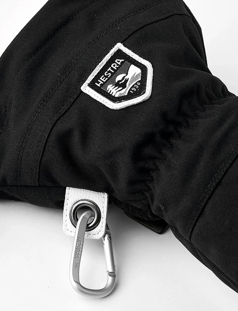 Hestra - Army Leather Heli Ski - mitt Black - black - 4