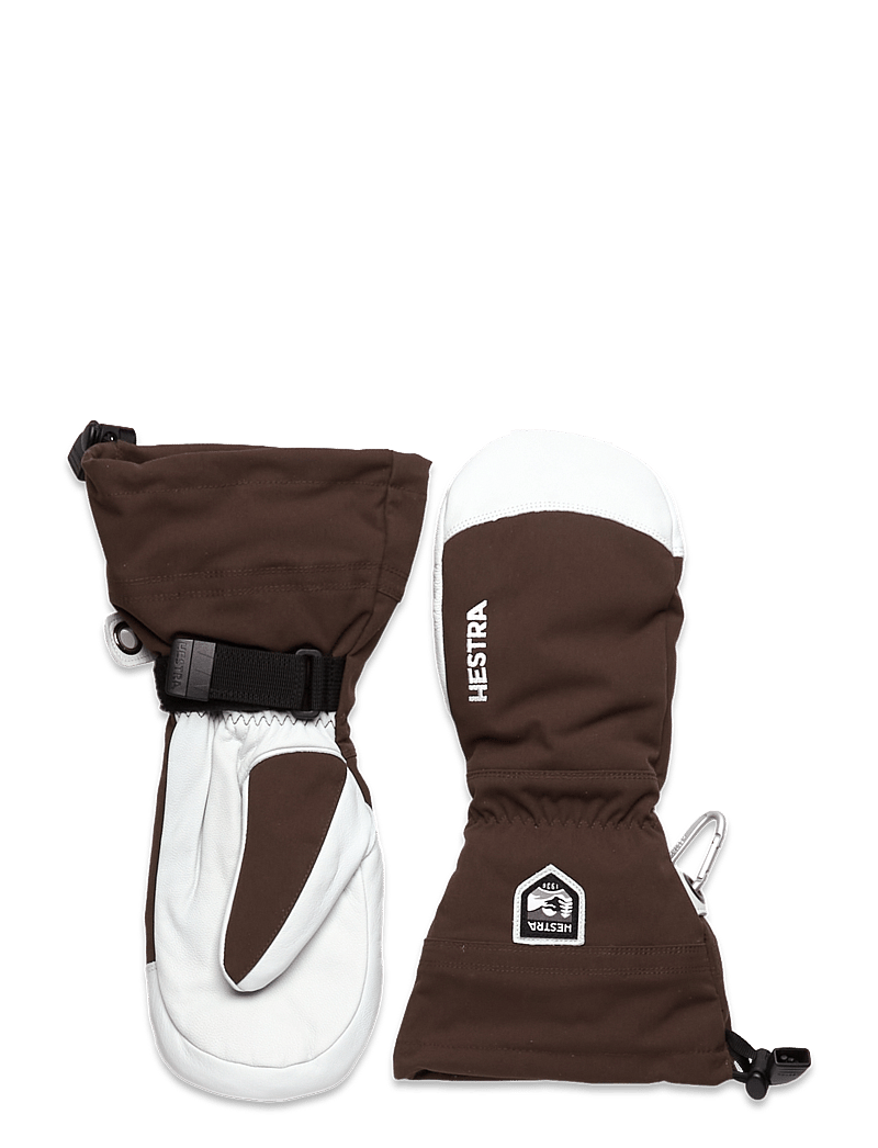 Hestra - Army Leather Heli Ski - mitt Espresso - tommelhanske - espresso - 0