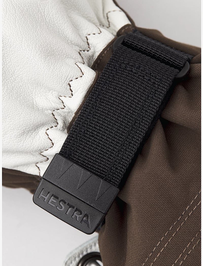 Hestra - Army Leather Heli Ski - mitt Espresso - tommelhanske - espresso - 1