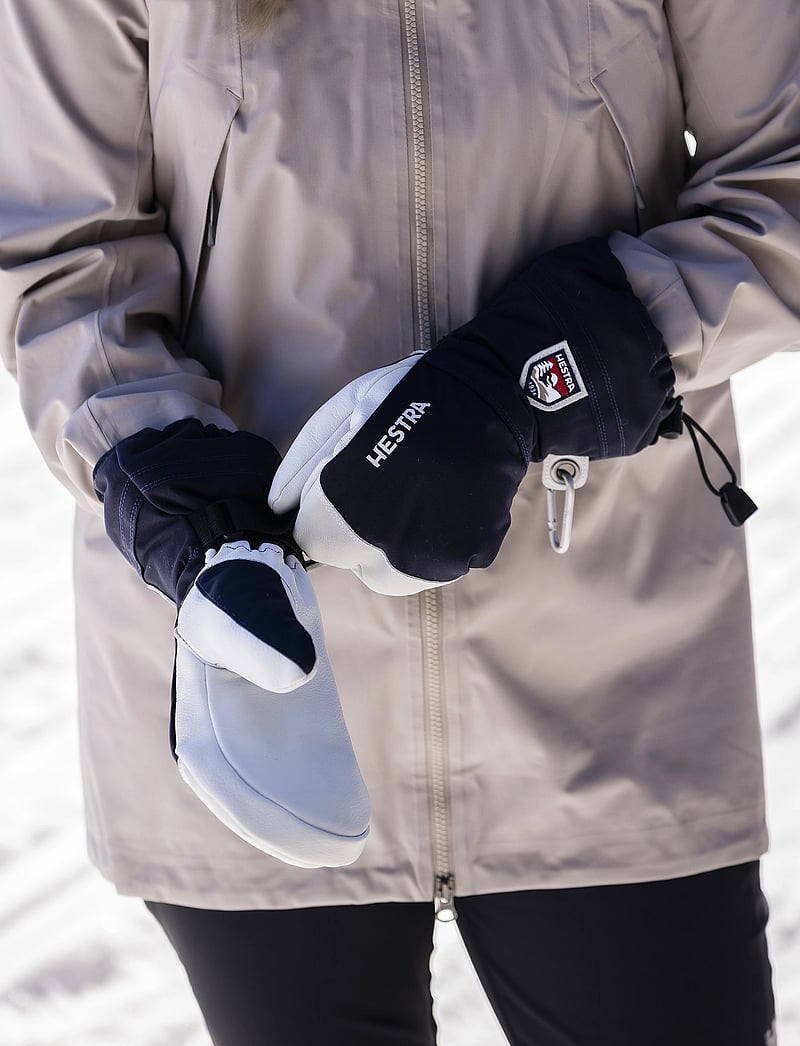 Hestra - Army Leather Heli Ski - fäustlinge - navy - 1