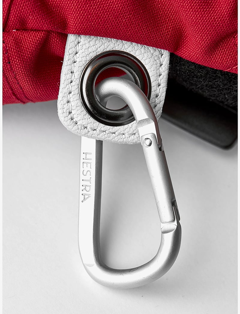 Hestra - Army Leather Heli Ski - mitt Black - tumvantar - red - 4