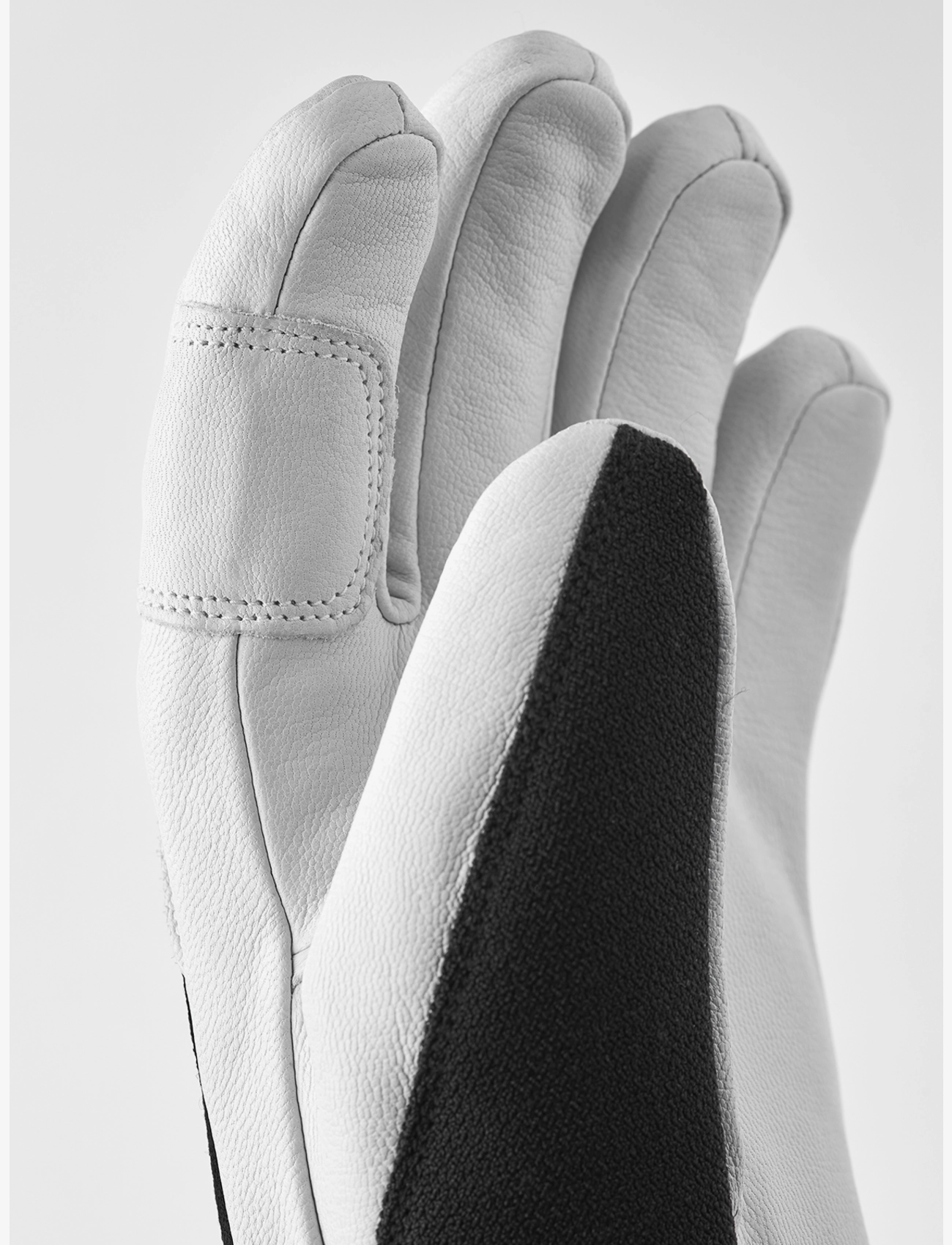 Hestra - Army Leather Patrol Female - 5 finger Black - black - 1