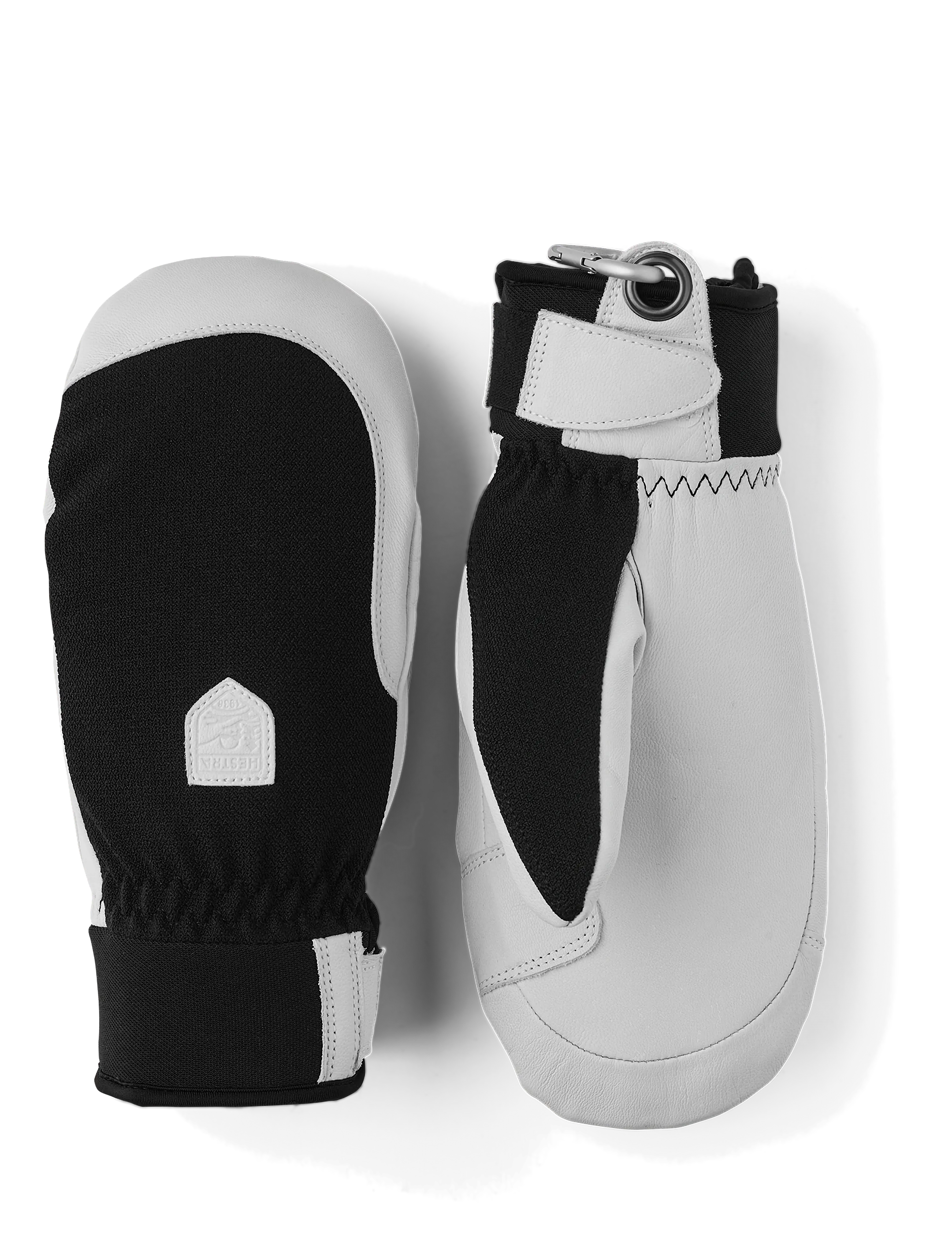 Hestra Army Leather Patrol Female - 5 finger - Handskar & Vantar - BLACK / white