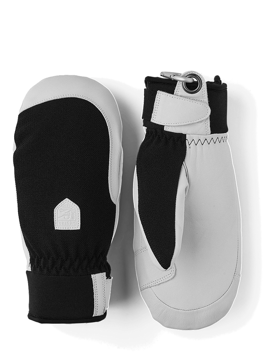 Hestra - Army Leather Patrol Female - 5 finger - tumvantar - black - 0