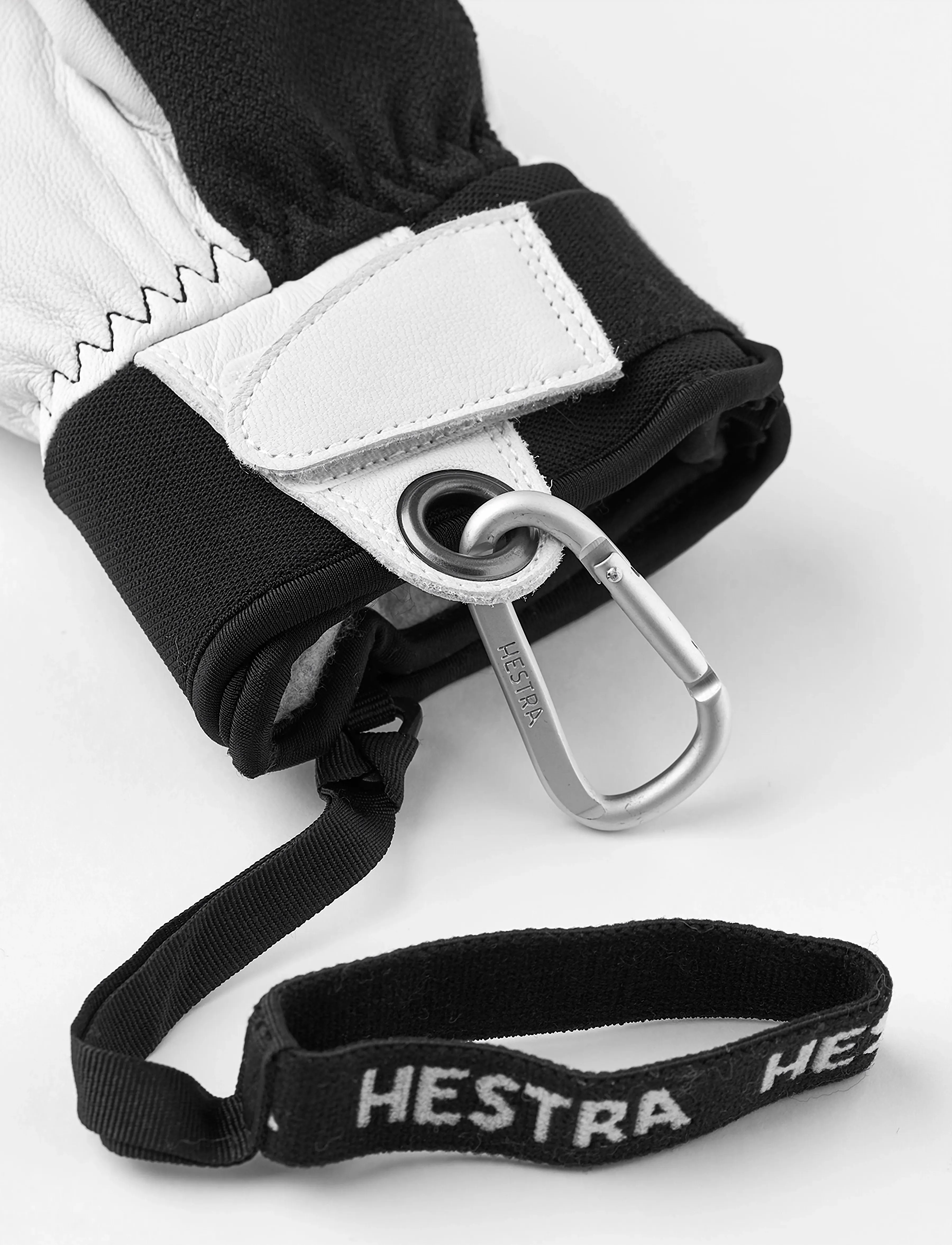 Hestra - Army Leather Patrol Female - 5 finger - tumvantar - black - 4
