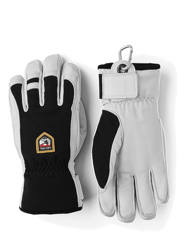 Hestra - Army Leather Patrol - 5 finger Olive - black - 0
