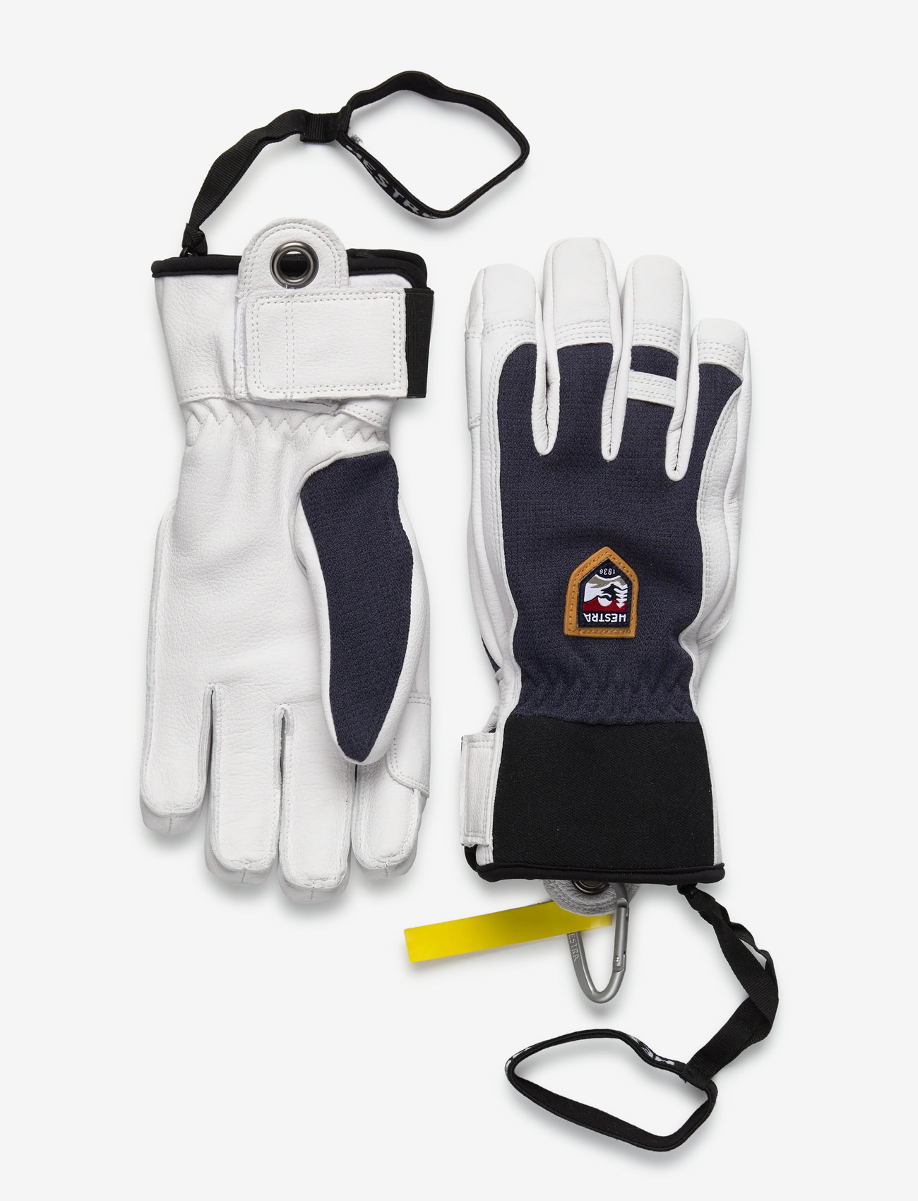 Hestra - Army Leather Patrol - 5 finger Navy - sõrmikud - navy - 0