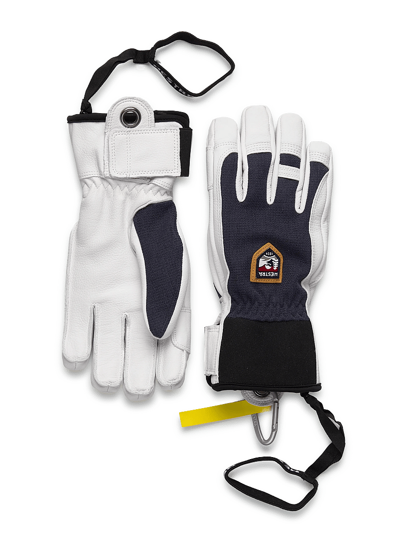 Hestra - Army Leather Patrol - 5 finger Navy - sõrmikud - navy - 0