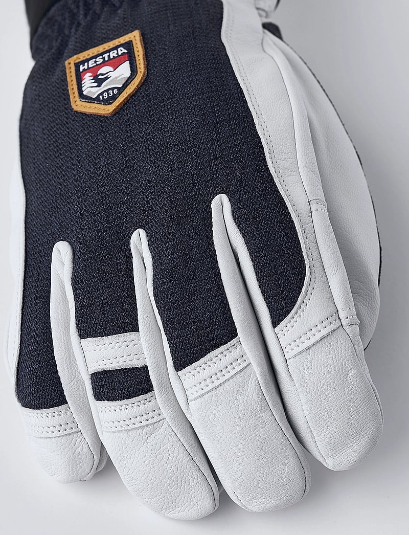 Hestra - Army Leather Patrol - 5 finger Navy - sõrmikud - navy - 1