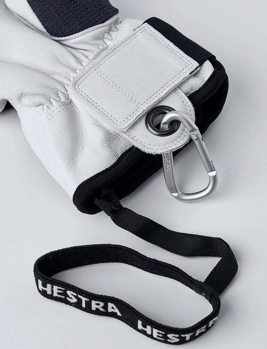 Hestra - Army Leather Patrol - 5 finger Olive - navy - 5