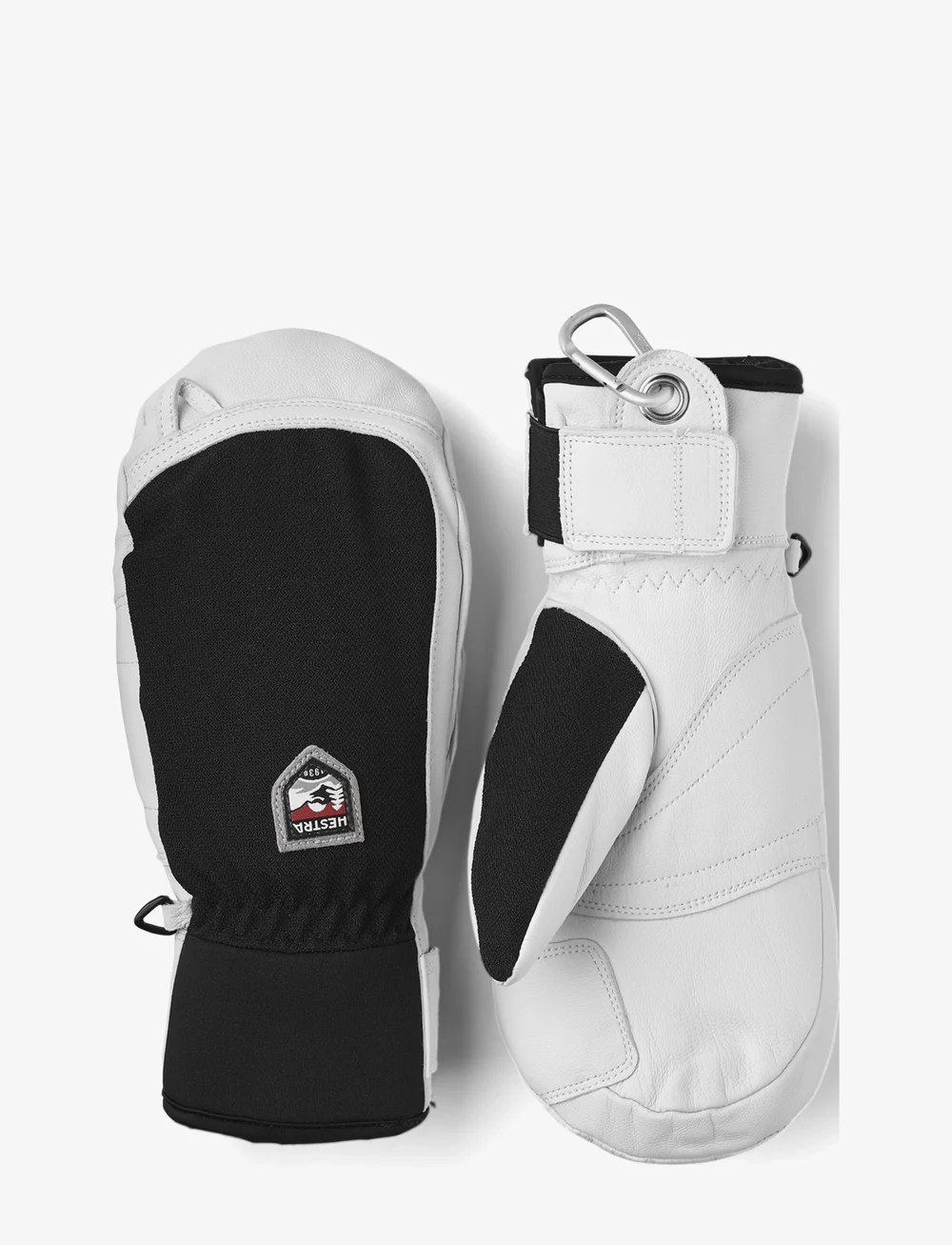 Hestra - Army Leather Patrol - mitt Navy - luffer - black - 0