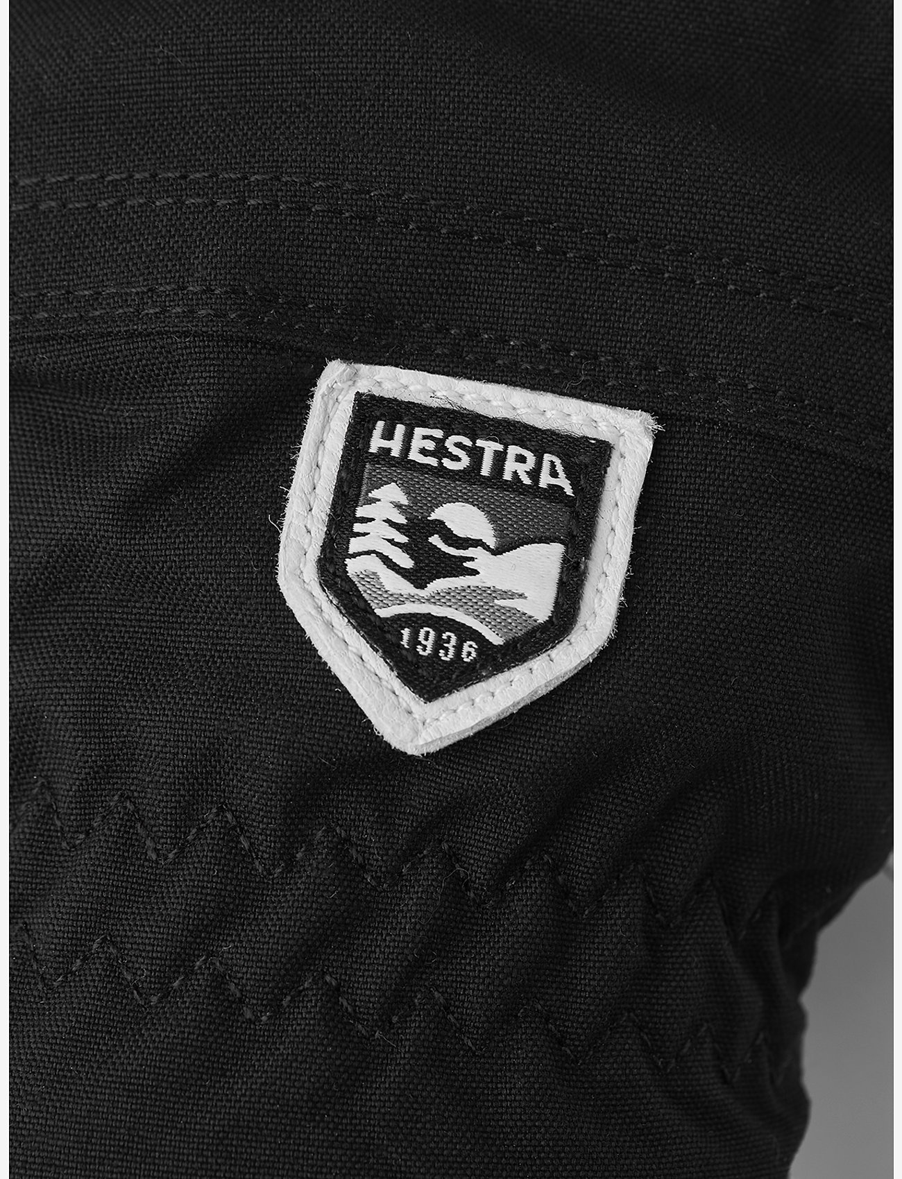 Hestra - Heli Ski Female - 5 finger Black/Offwhite - handsker - black/offwhite - 1