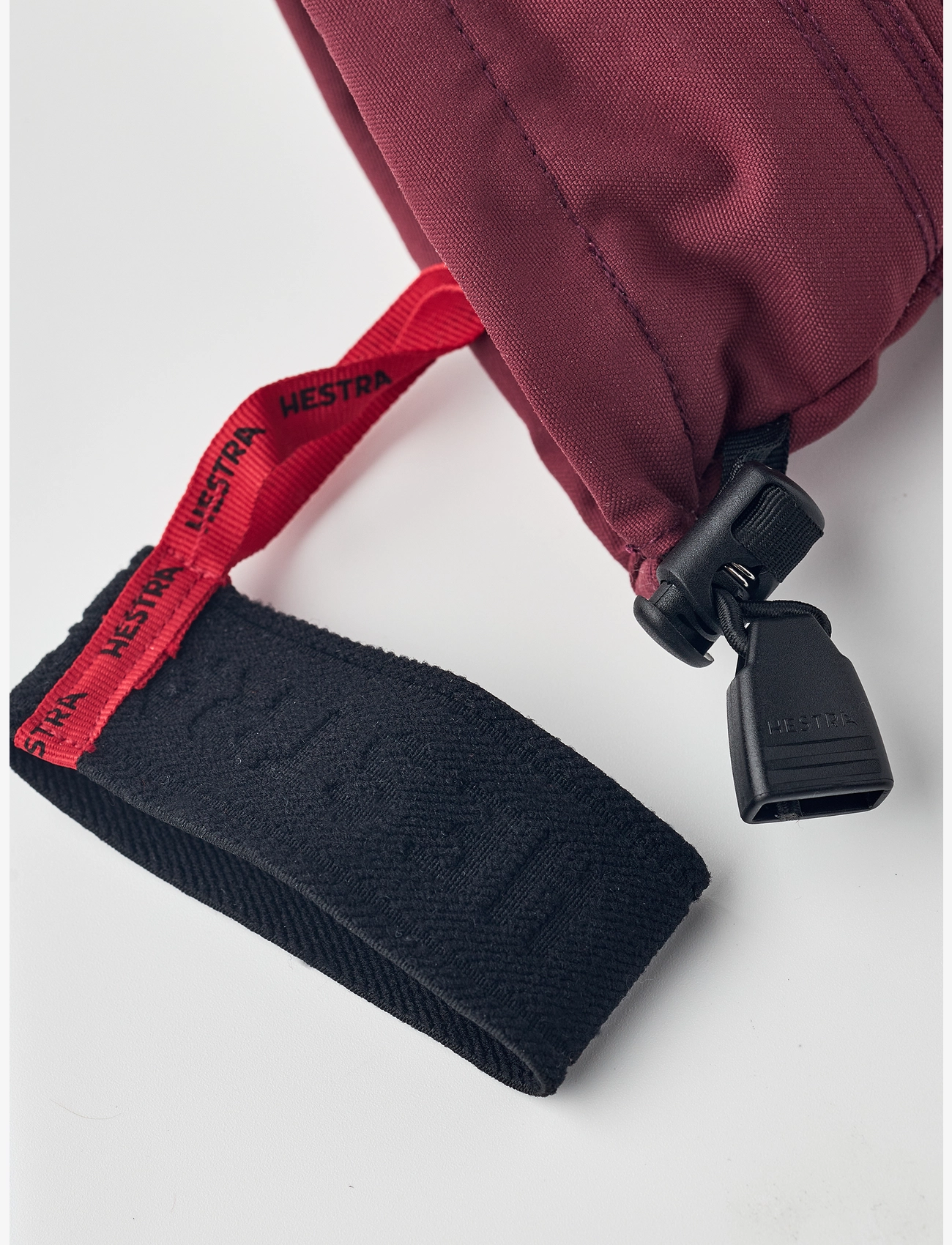 Hestra - Army Leather Patrol Female - 5 finger - finger gloves - bordeaux/offwhite - 2
