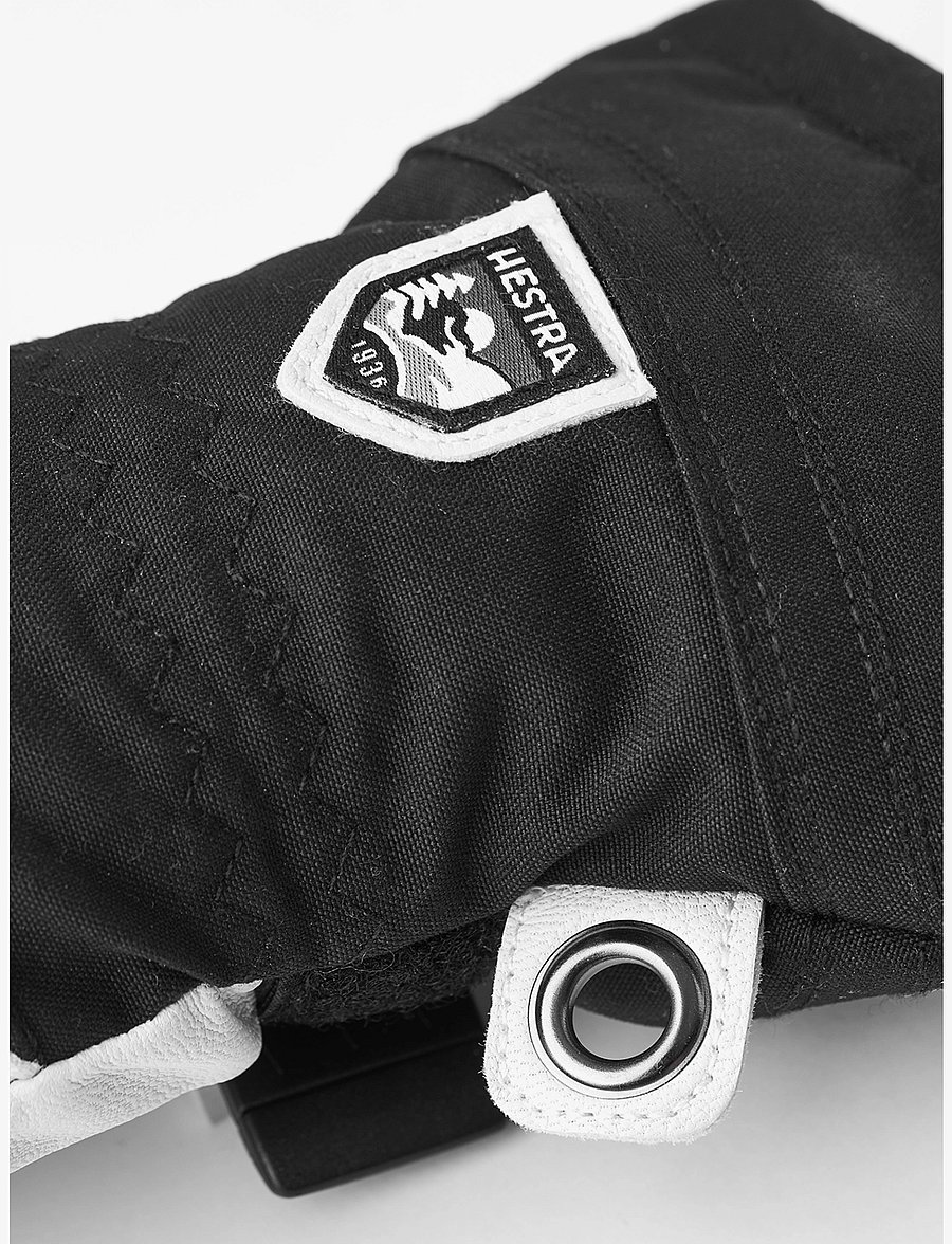 Hestra - Heli Ski Female - mitt - tumvantar - black/offwhite - 1