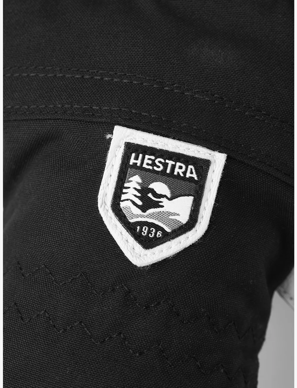 Hestra - Heli Ski Female - mitt Khaki/Offwhite - tumvantar - black/offwhite - 4