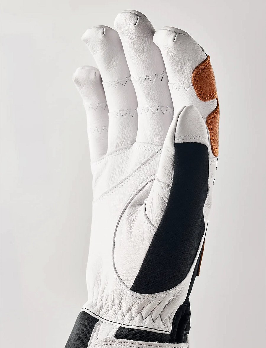 Hestra - Ergo Grip Active Wool Terry - 5 finger Navy/Offwhite - fingerhandschuhe - black/offwhite - 0