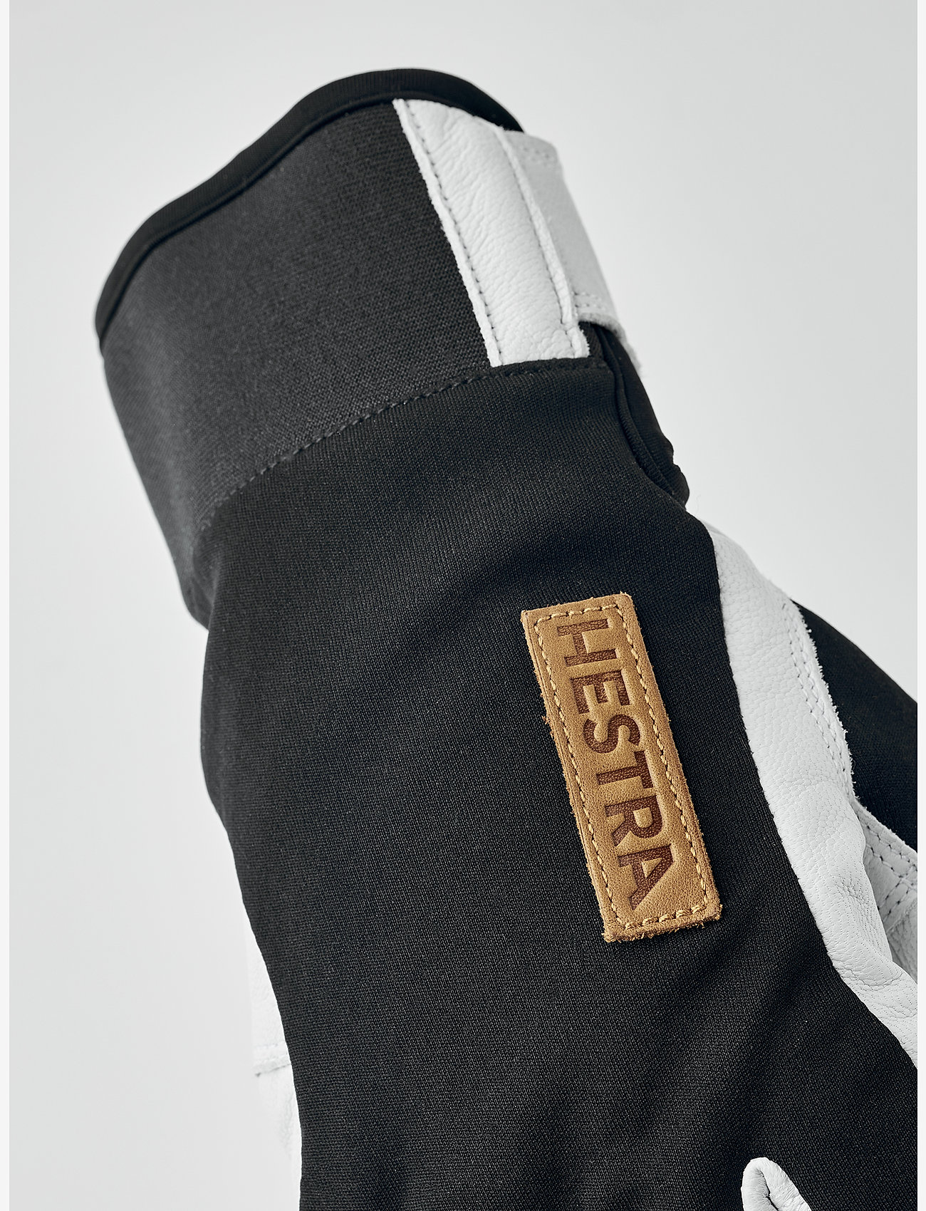Hestra - Ergo Grip Active Wool Terry - 5 finger Navy/Offwhite - fingervantar - black/offwhite - 3