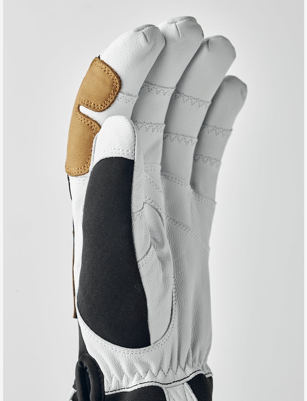 Hestra - Ergo Grip Active Wool Terry - 5 finger Navy/Offwhite - fingervantar - black/offwhite - 5