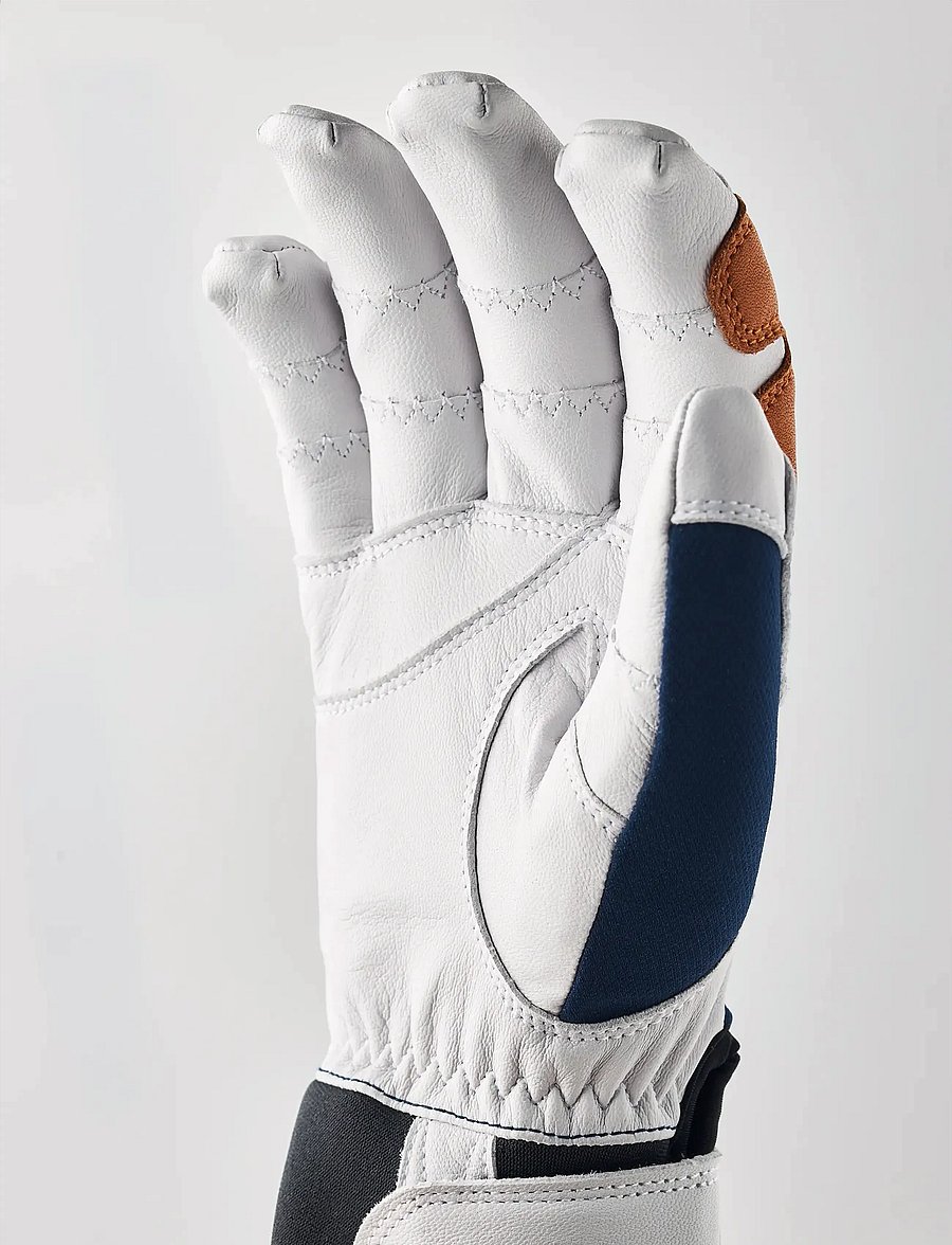 Hestra - Ergo Grip Active Wool Terry - 5 finger - finger gloves - navy/offwhite - 4