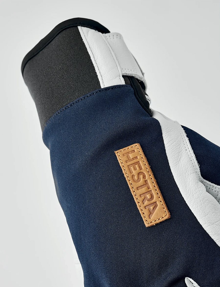 Hestra - Ergo Grip Active Wool Terry - 5 finger - finger gloves - navy/offwhite - 5