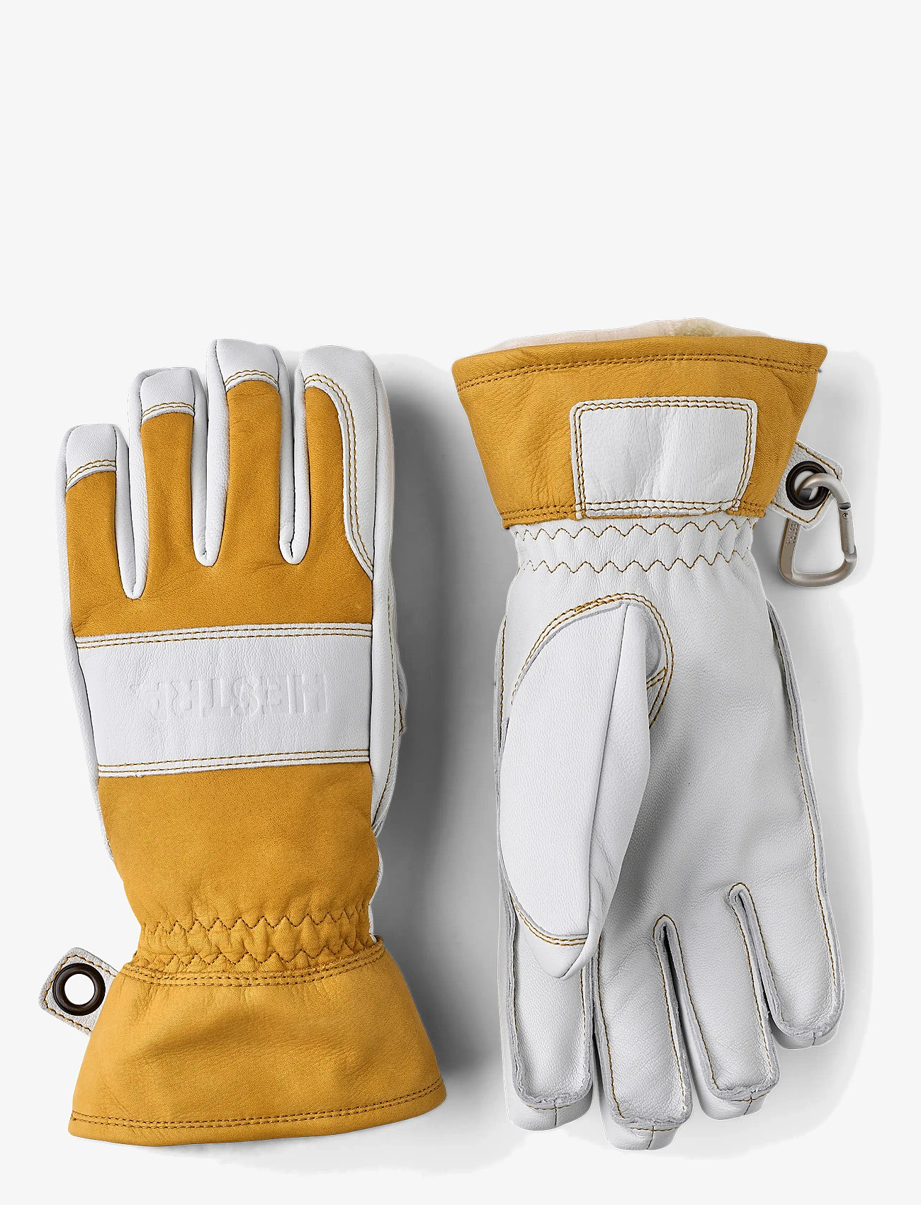 Hestra - Fält Guide Glove - 5 finger Natural yellow/Offwhite - natural yellow/offwhite - 1