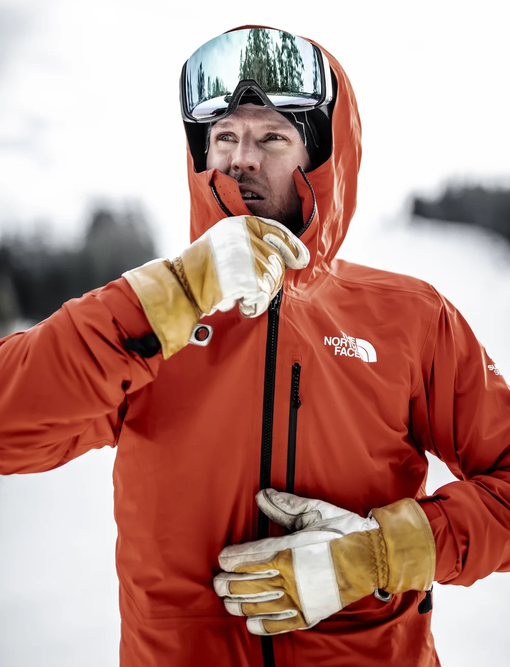 Hestra - Fält Guide Glove - 5 finger Natural yellow/Offwhite - fingervantar - natural yellow/offwhite - 3