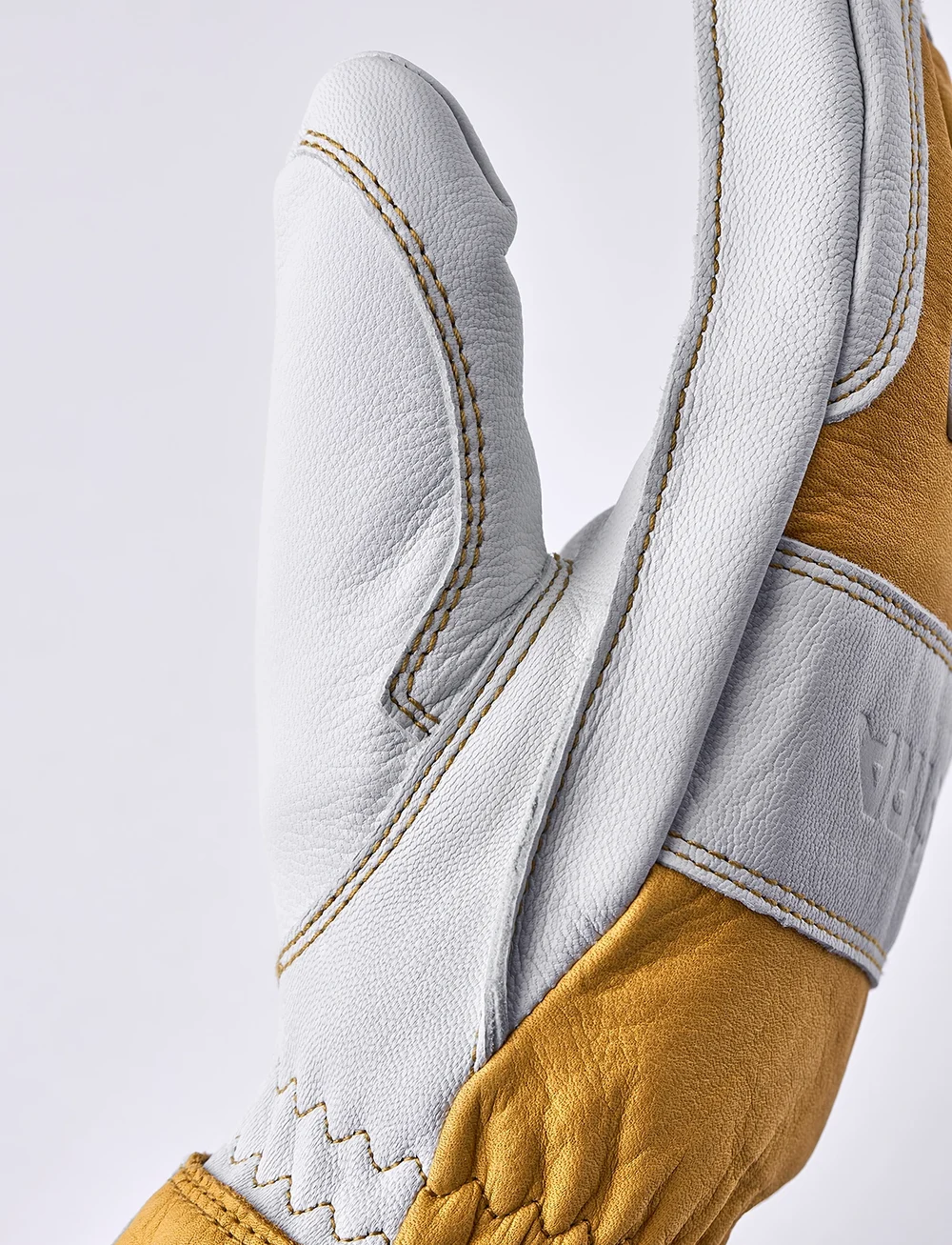 Hestra - Fält Guide Glove - 5 finger Natural yellow/Offwhite - fingervantar - natural yellow/offwhite - 5