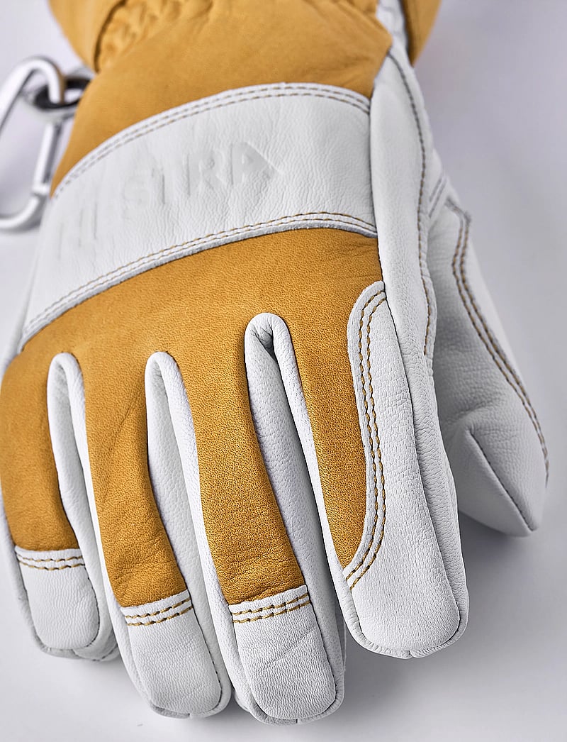 Hestra - Fält Guide Glove - 5 finger Natural yellow/Offwhite - natural yellow/offwhite - 5