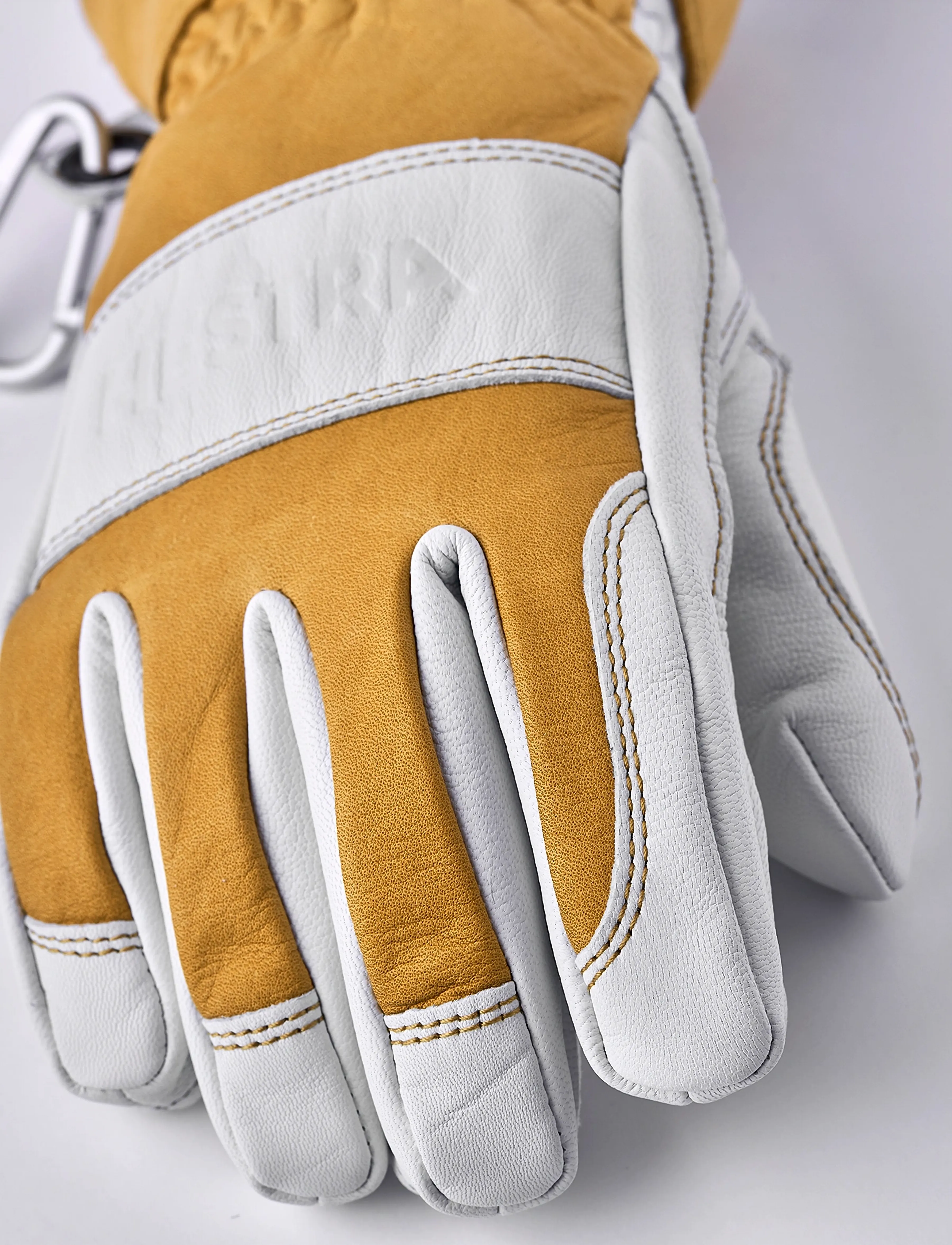 Hestra - Fält Guide Glove - 5 finger Natural yellow/Offwhite - natural yellow/offwhite - 5