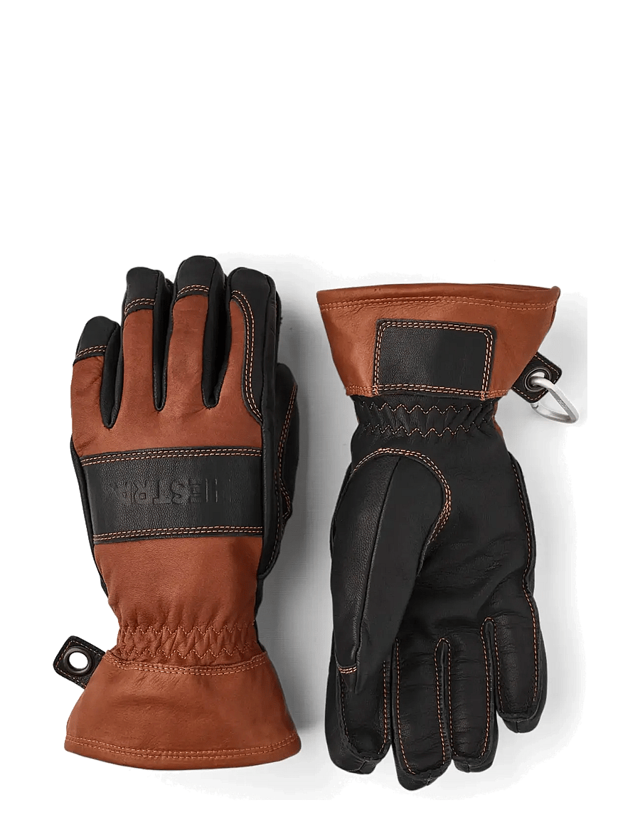 Hestra - Fält Guide Glove - 5 finger - finger gloves - brown/black - 1