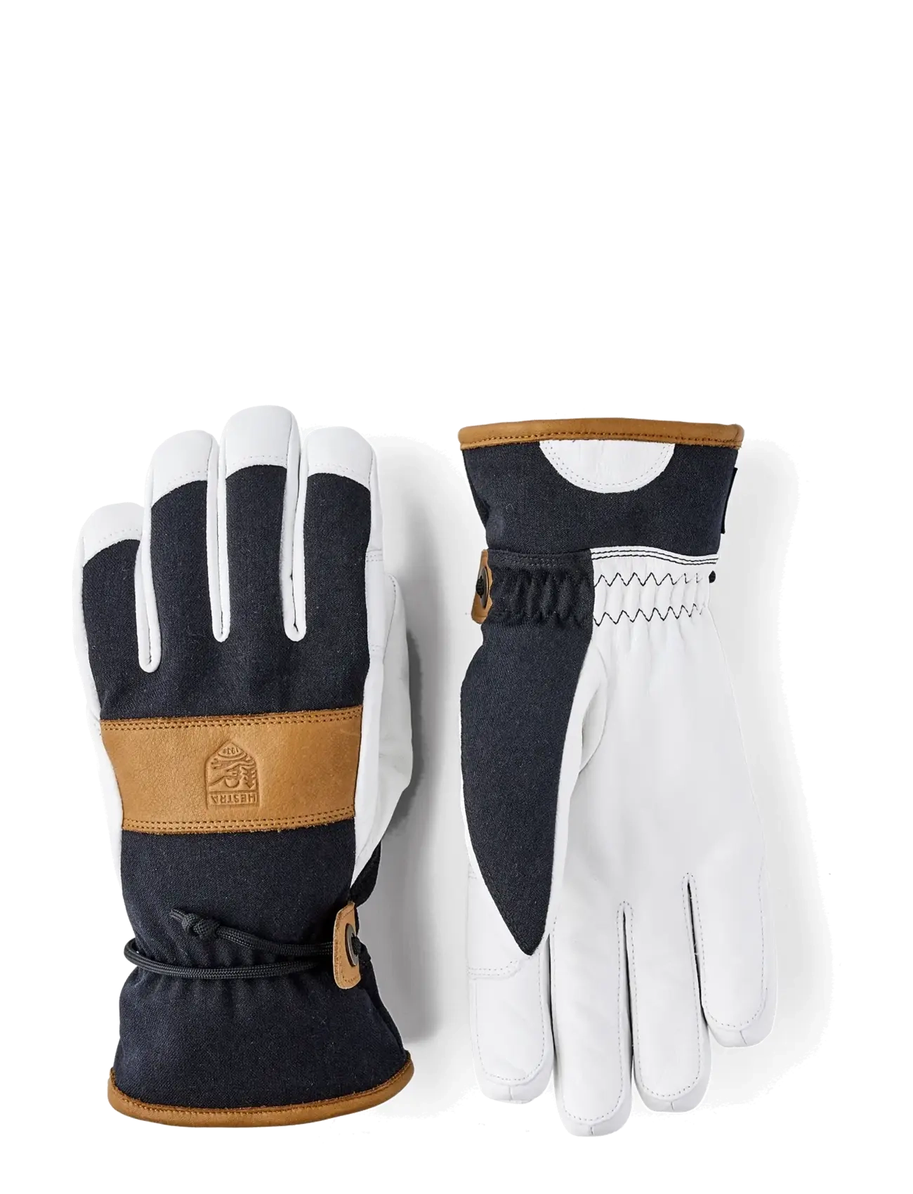 Hestra Voss CZone - 5 finger - Handsker & Vanter - BLACK/CORK / black