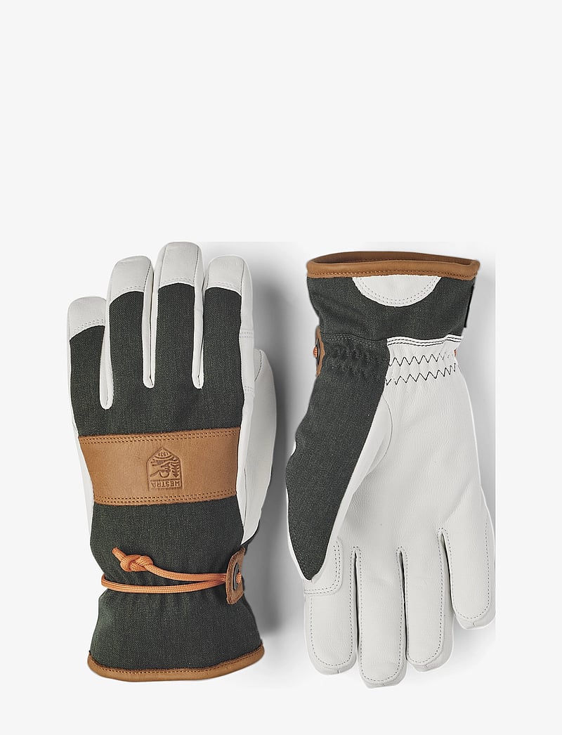 Hestra - Voss CZone - 5 finger Black/Cork - fingervantar - forest - 0