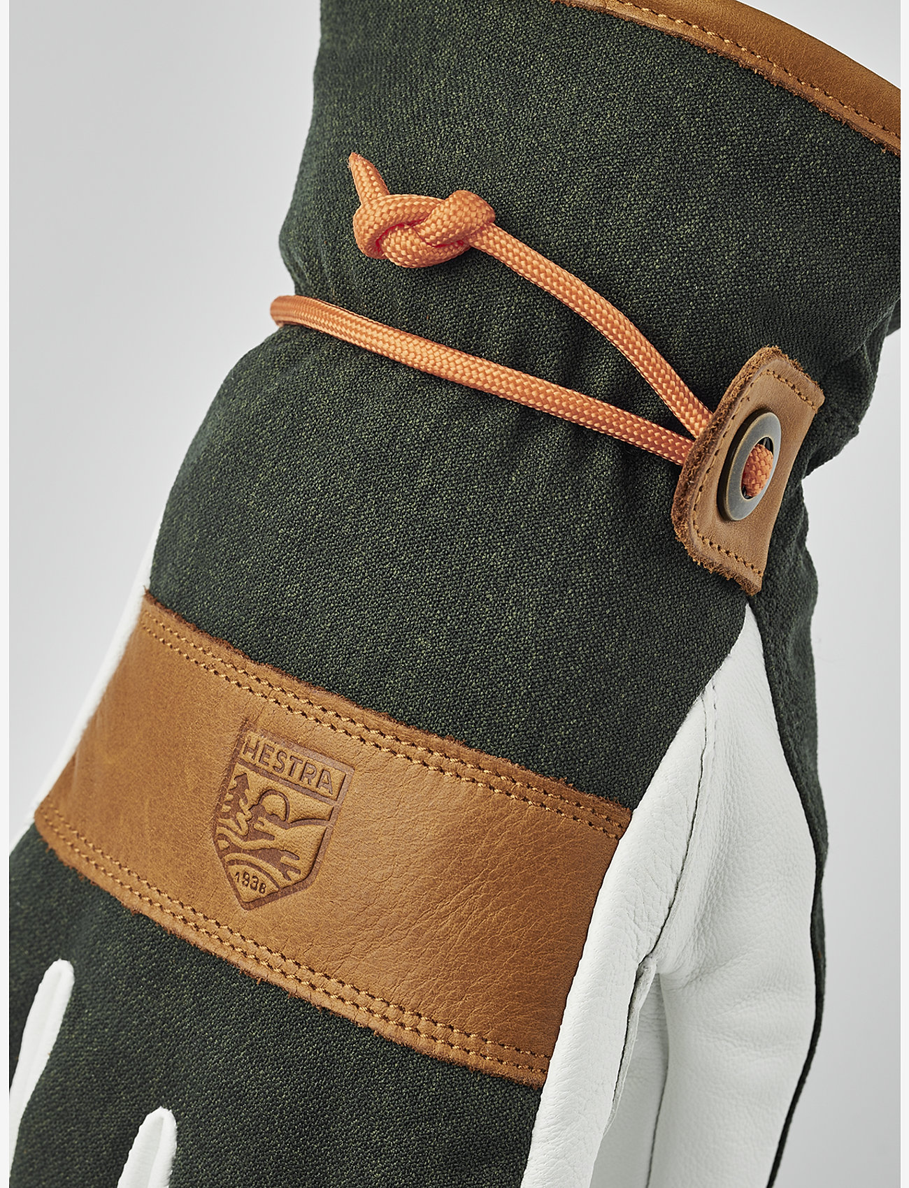 Hestra - Voss CZone - 5 finger Black/Cork - damen - forest - 2