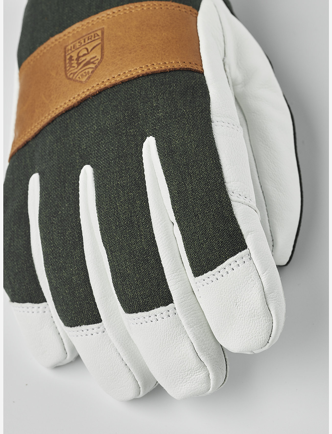 Hestra - Voss CZone - 5 finger Black/Cork - damen - forest - 4