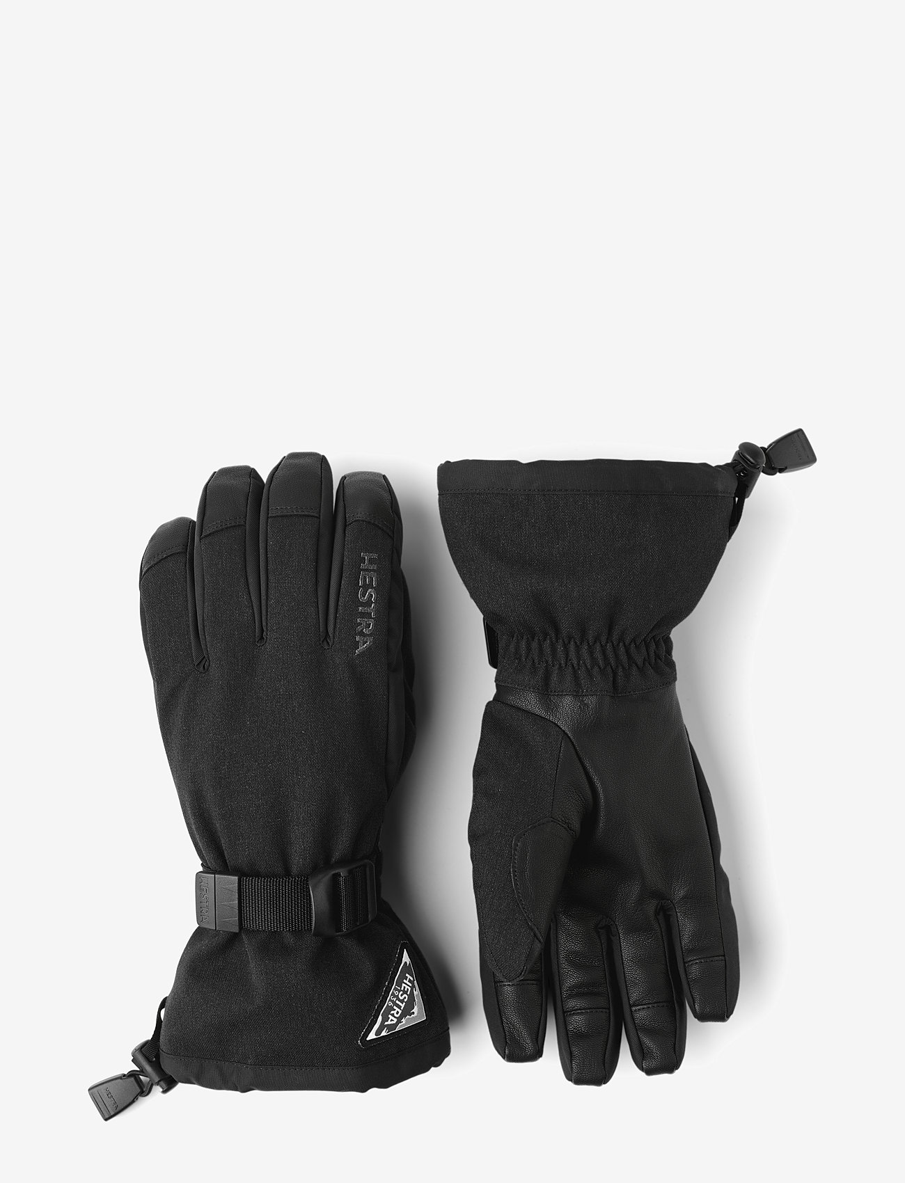 Hestra - Powder Gauntlet - 5 finger Navy/Offwhite - black - 0