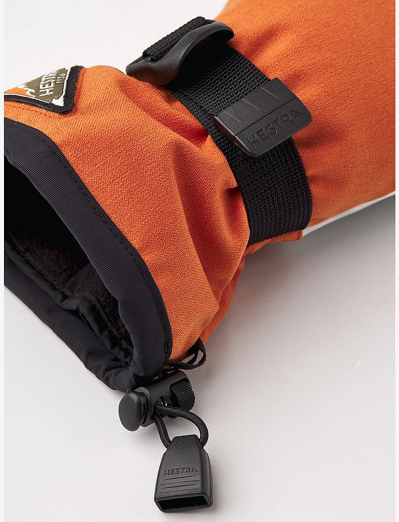 Hestra - Powder Gauntlet - 5 finger Navy/Offwhite - sõrmikud - brick red - 3