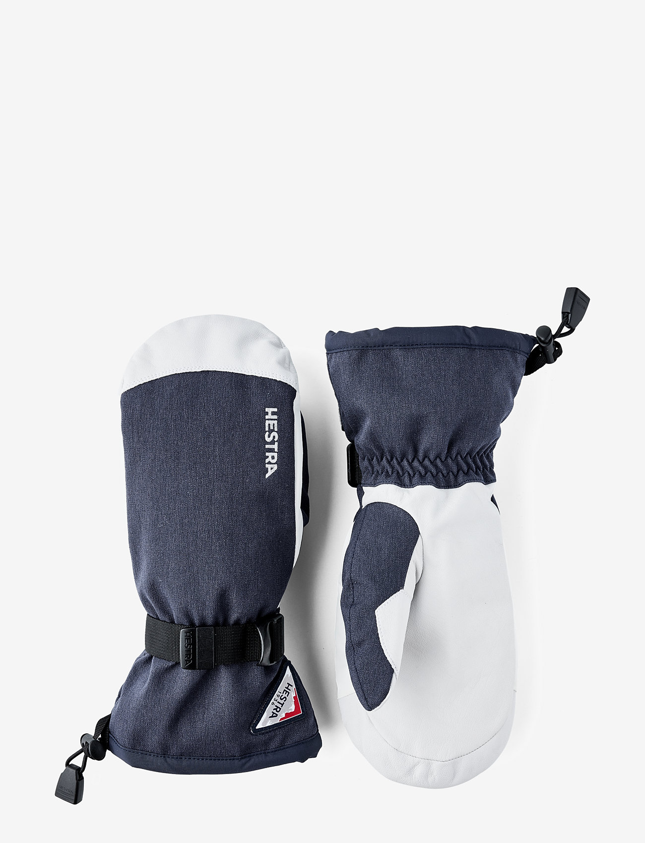 Hestra - Powder Gauntlet - mitt Black - fäustlinge - navy/offwhite - 0