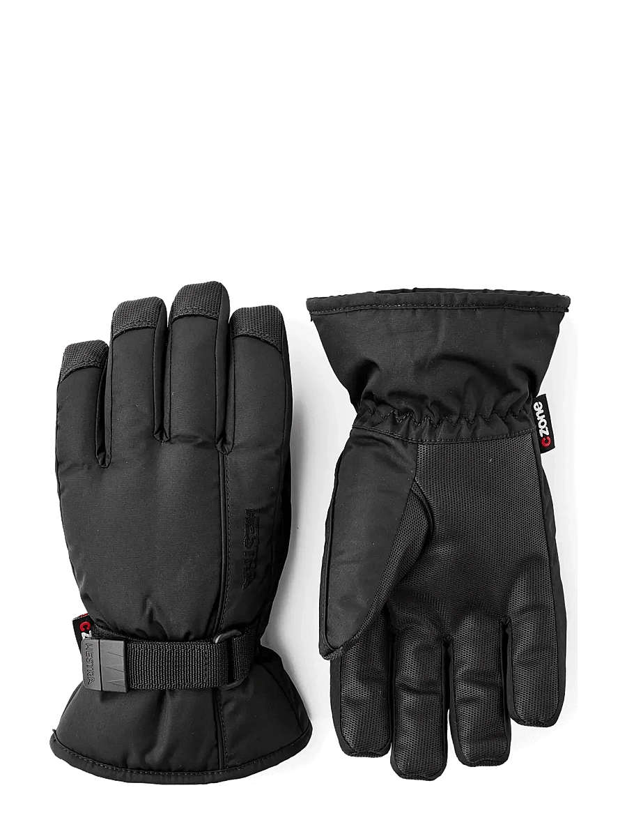 Hestra - Isaberg CZone Jr. - 5 finger - handschuhe - black - 0